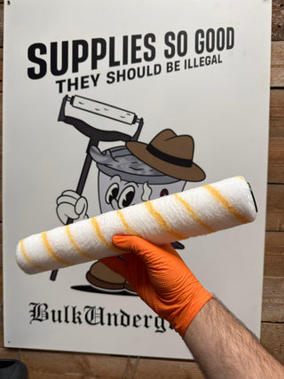 5 Count 14” Yellow Line 3/8 Nap Paint Roller Cover