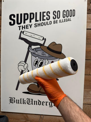 5 Count 14” Yellow Line 3/8 Nap Paint Roller Cover